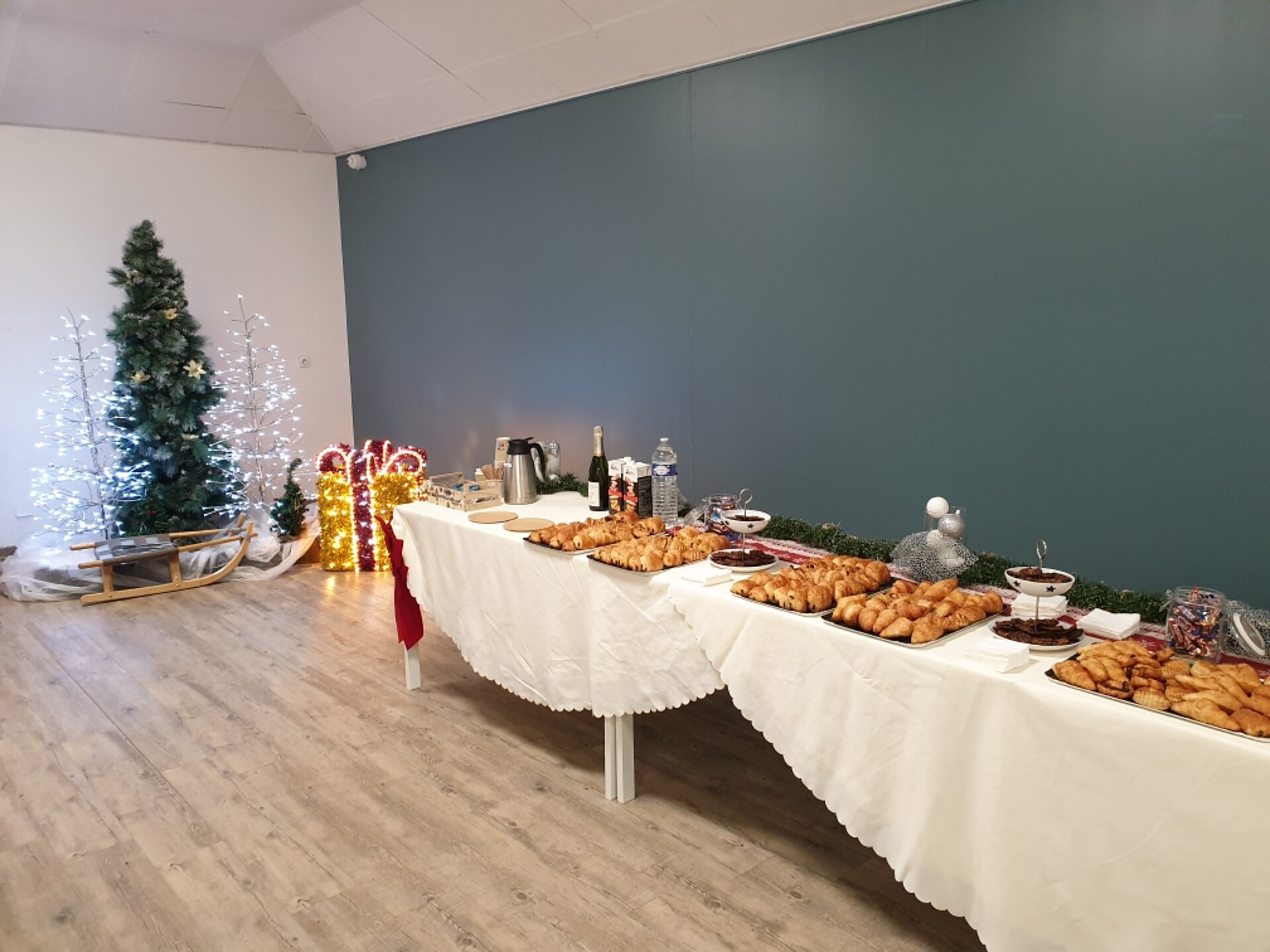 Photo buffet arbre de noel 